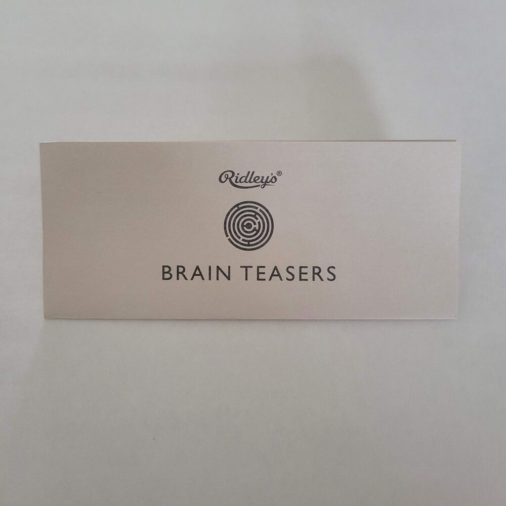 Brain Teasers Card Game ~ Ridley's Games Room - Picture 4 of 6